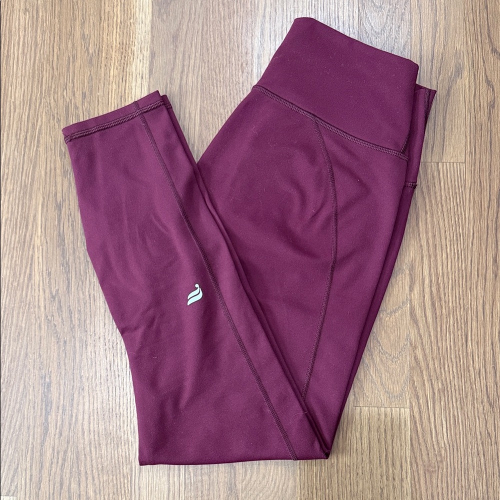Fabletics Kids Maroon Leggings